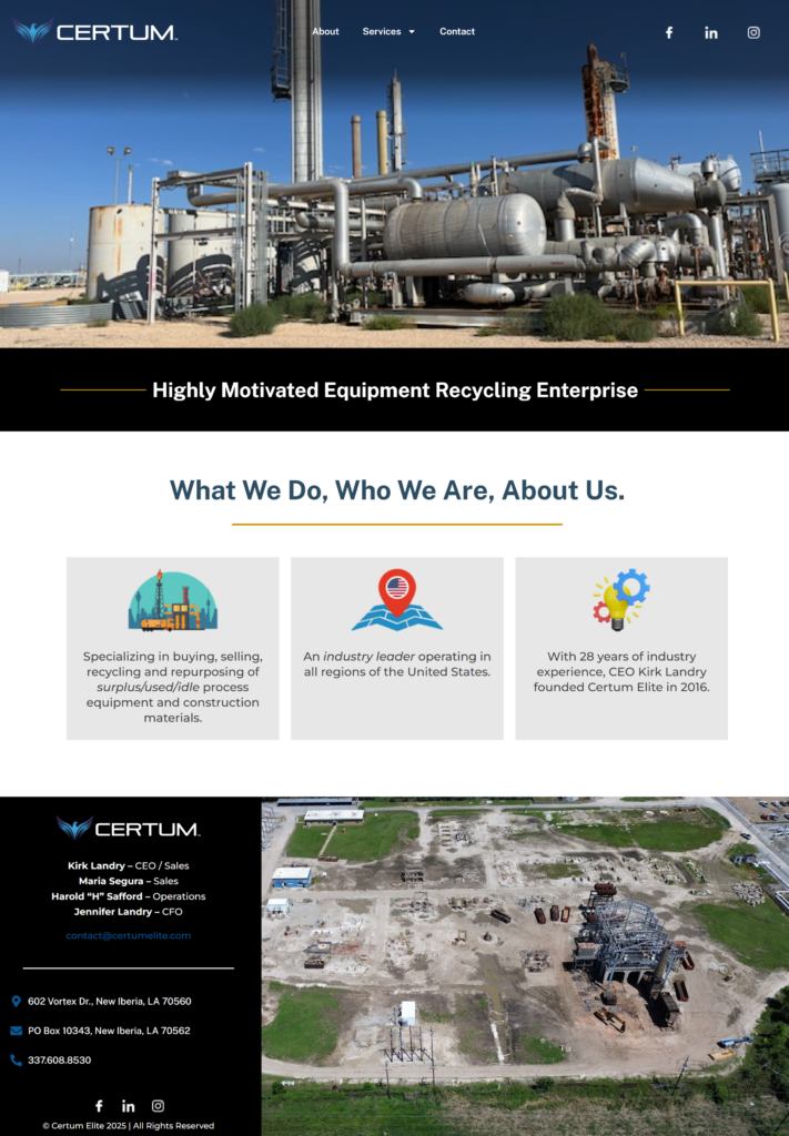 Certum Elite After website image