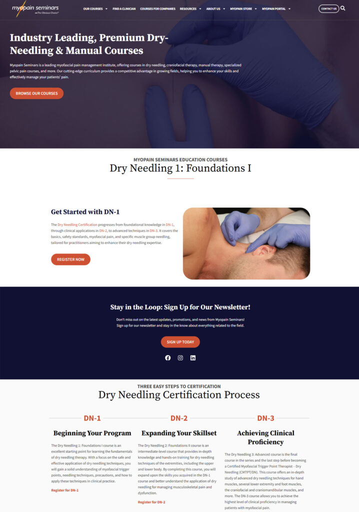 Myopain Homepage